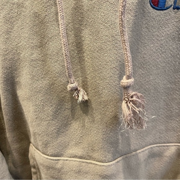 AV: Champion Men's Beige Embroidered Logo Sweatshirts & Hoodies Sz S - Picture 11 of 11